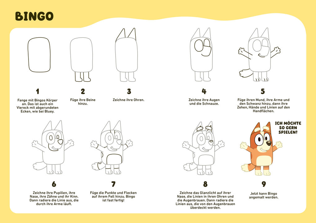 Weitere Ansicht: BLUEY - Zeichnen lernen