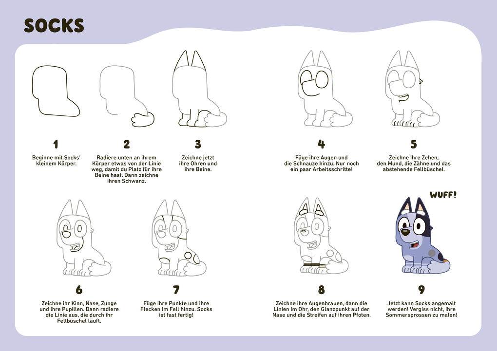 Weitere Ansicht: BLUEY - Zeichnen lernen