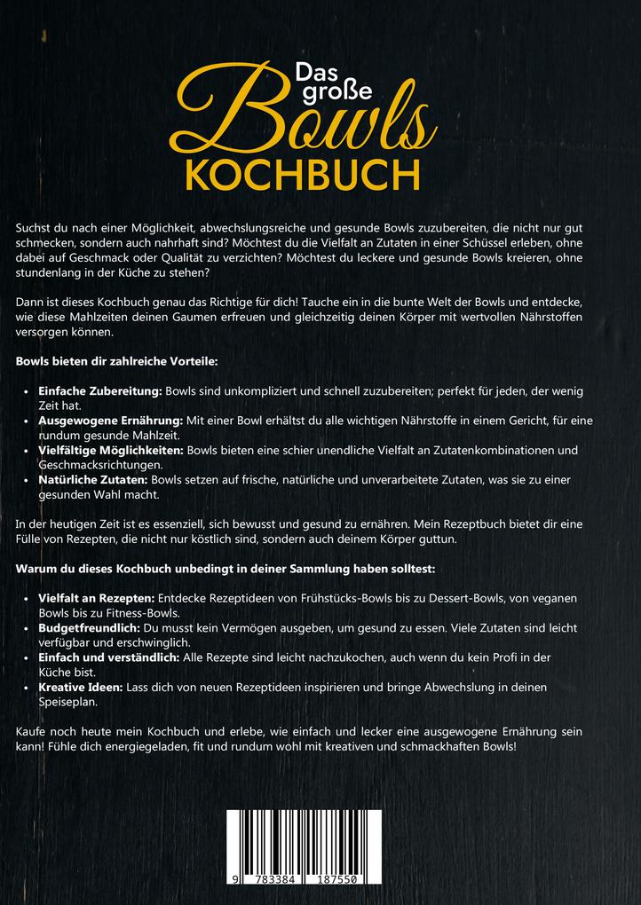 Weitere Ansicht: Das große Bowls Kochbuch | Vanessa Zimmermann