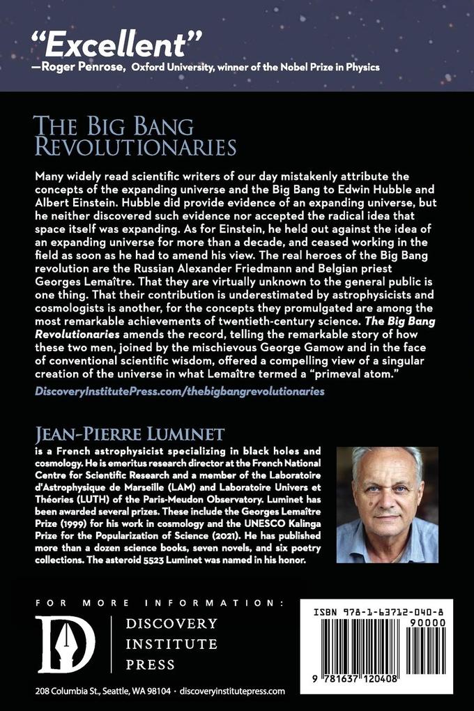 Weitere Ansicht: The Big Bang Revolutionaries | Jean-Pierre Luminet