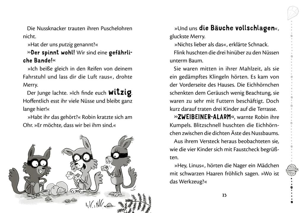 Weitere Ansicht: Nussknacker-Bande 2: Verpeilt und zugemäht! | Heike Eva Schmidt