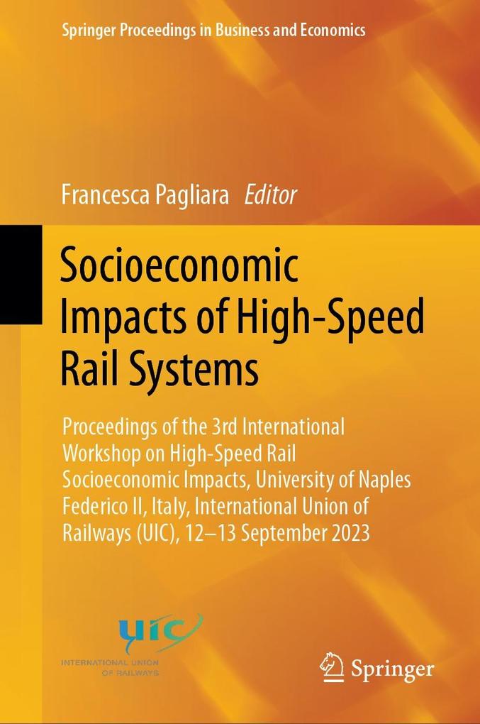 Produktbild: Socioeconomic Impacts of High-Speed Rail Systems