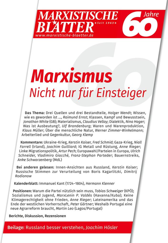 Produktbild: Marxismus - Nicht nur für Einsteiger
