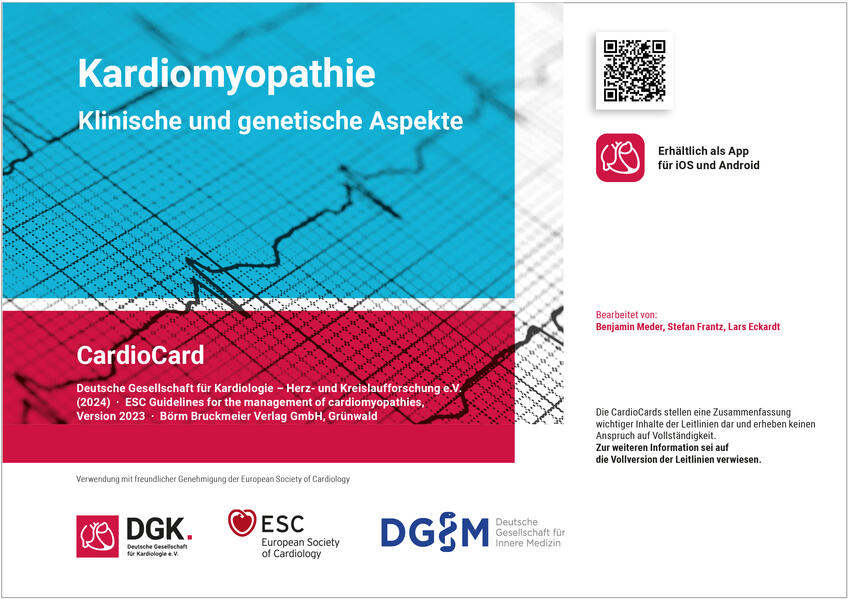 Produktbild: Kardiomyopathie : Klinische und genetische Aspekte