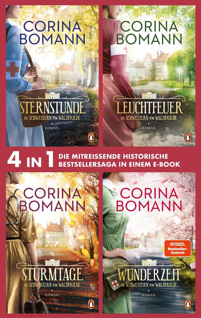 Produktbild: Die Waldfriede Saga Band: Sternstunde, Leuchtfeuer, Sturmtage, Wunderzeit (4in1 Bundle) - | Corina Bomann