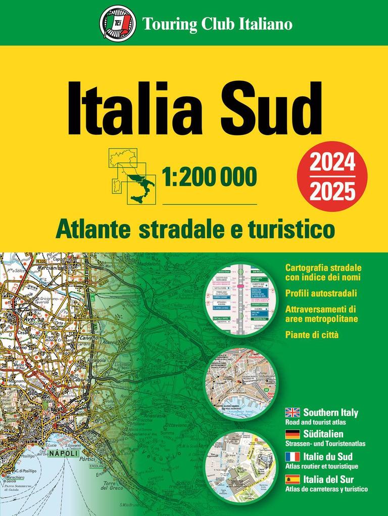 Produktbild: Italia. Atlante stradale e turistico 200.000. Sud