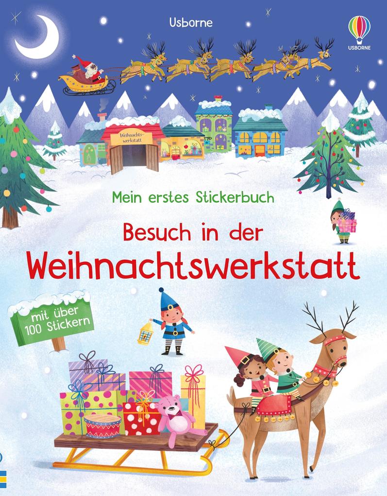 Produktbild: Mein erstes Stickerbuch: Besuch in der Weihnachtswerkstatt