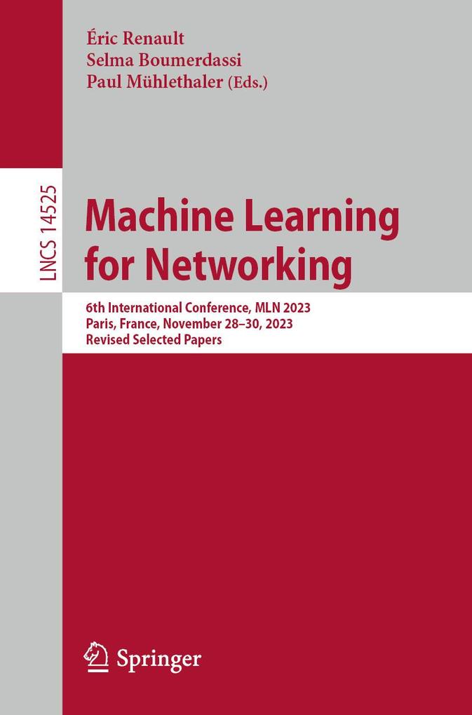 Produktbild: Machine Learning for Networking