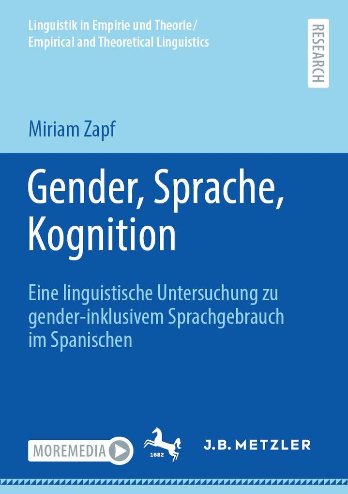 Produktbild: Gender, Sprache, Kognition | Miriam Zapf
