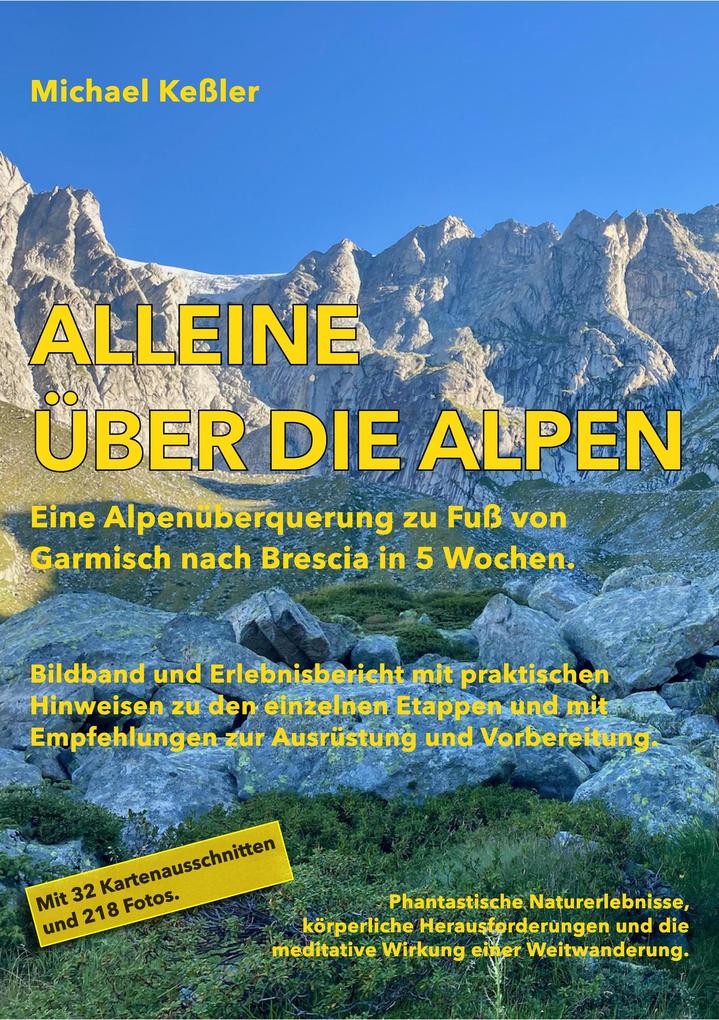 Produktbild: Alleine über die Alpen | Michael Keßler