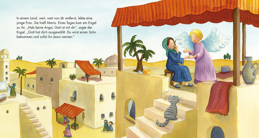 Weitere Ansicht: Die Geschichte von Weihnachten (Pappbilderbuch) | Annette Langen