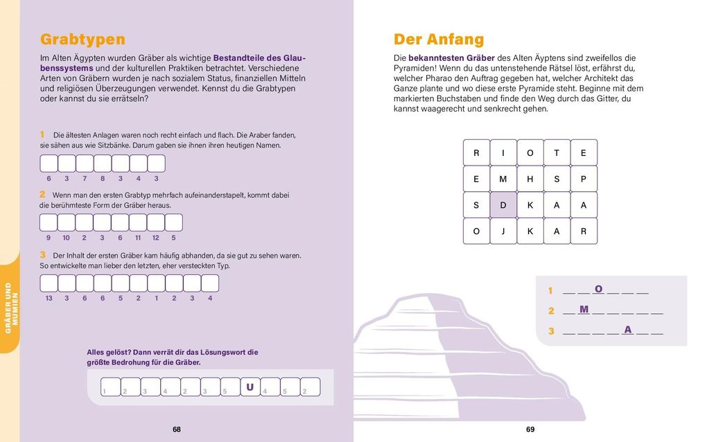 Weitere Ansicht: Das Alte Ägypten I Wissen in Rätseln | Frauke Sonnabend