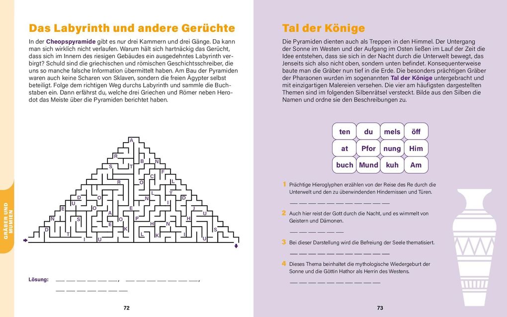 Weitere Ansicht: Das Alte Ägypten I Wissen in Rätseln | Frauke Sonnabend