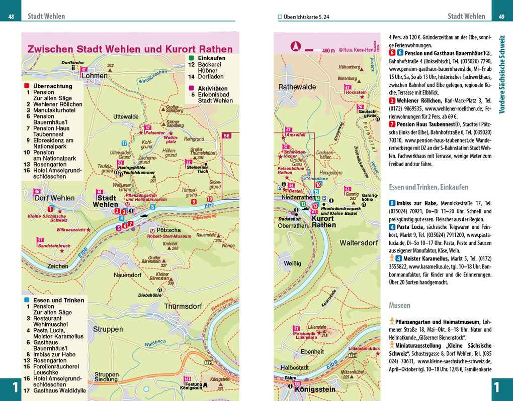 Weitere Ansicht: Reise Know-How Reiseführer Sächsische Schweiz mit Dresden | Detlef Krell