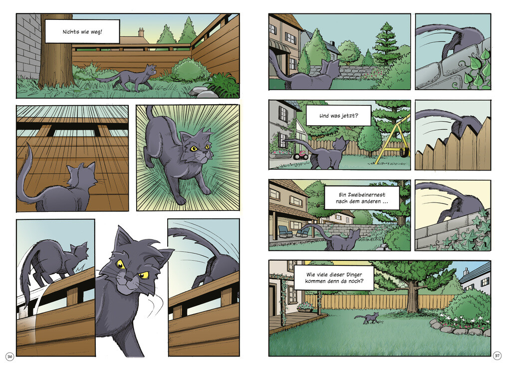 Weitere Ansicht: Warrior Cats - Graustreifs Weg zurück | Erin Hunter, Dan Jolley