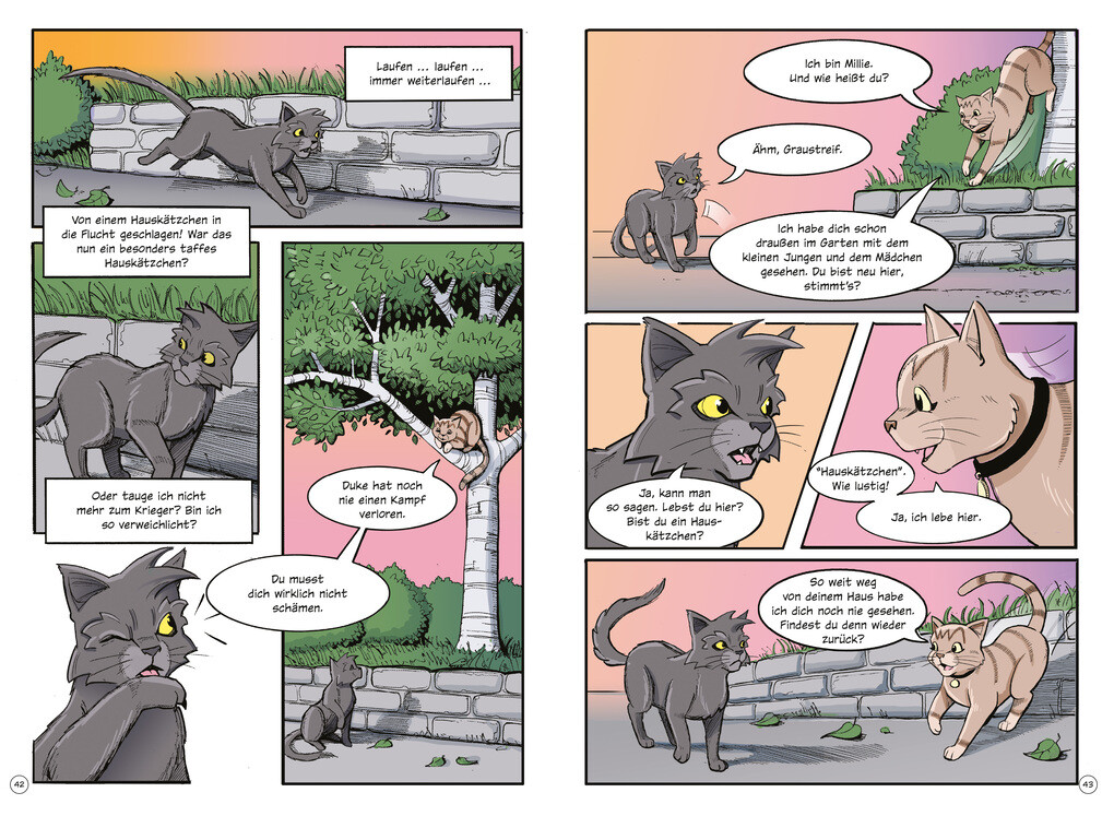 Weitere Ansicht: Warrior Cats - Graustreifs Weg zurück | Erin Hunter, Dan Jolley