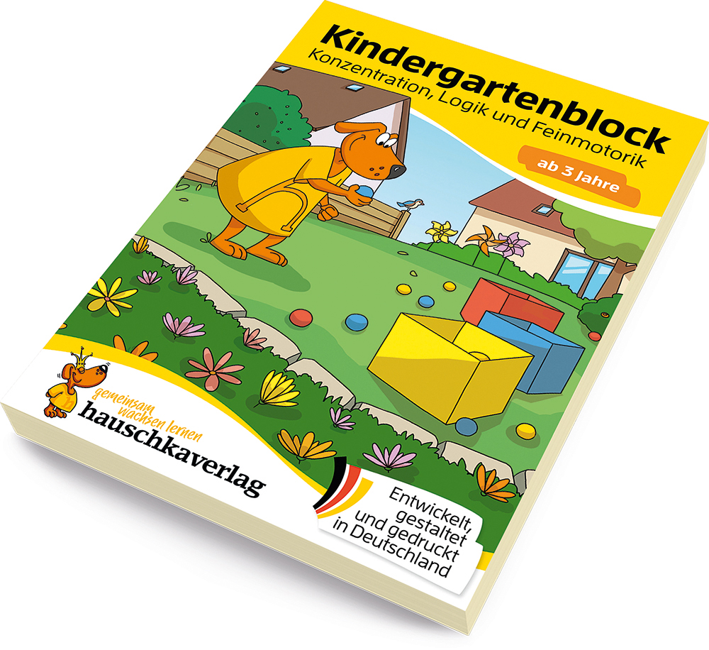 Weitere Ansicht: Kindergartenblock ab 3 Jahre - Konzentration, Logik, Feinmotorik | Ulrike Maier
