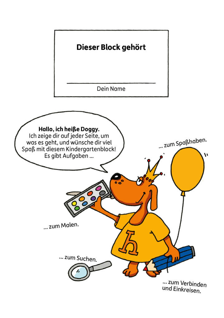 Weitere Ansicht: Kindergartenblock ab 3 Jahre - Konzentration, Logik, Feinmotorik | Ulrike Maier