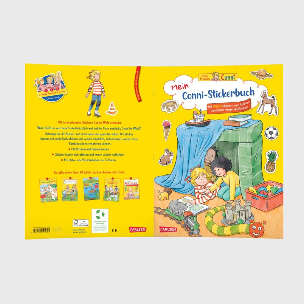 Weitere Ansicht: Conni Gelbe Reihe (Beschäftigungsbuch): Mein Conni-Stickerbuch | Hanna Sörensen
