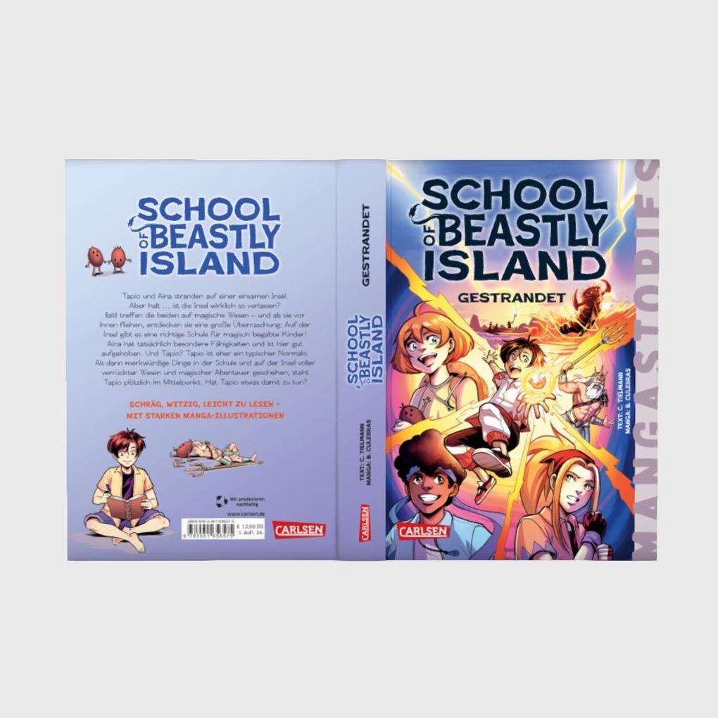 Weitere Ansicht: School of Beastly Island Band 1 - Gestrandet | Christian Tielmann