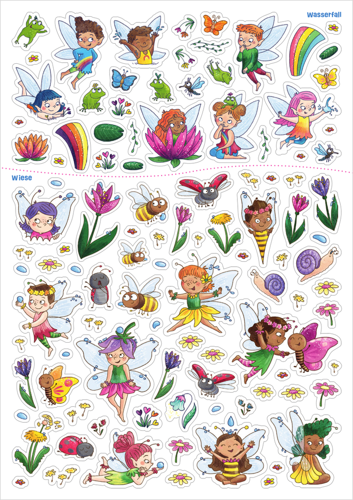 Weitere Ansicht: Mein allererstes Stickeralbum - Feen | Laura Lamping