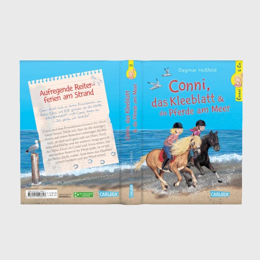 Weitere Ansicht: Conni & Co 11: Conni, das Kleeblatt und die Pferde am Meer | Dagmar Hoßfeld