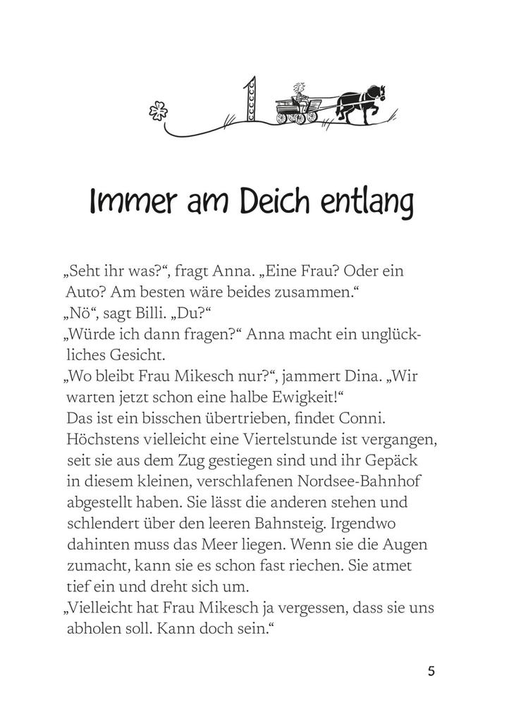 Weitere Ansicht: Conni & Co 11: Conni, das Kleeblatt und die Pferde am Meer | Dagmar Hoßfeld