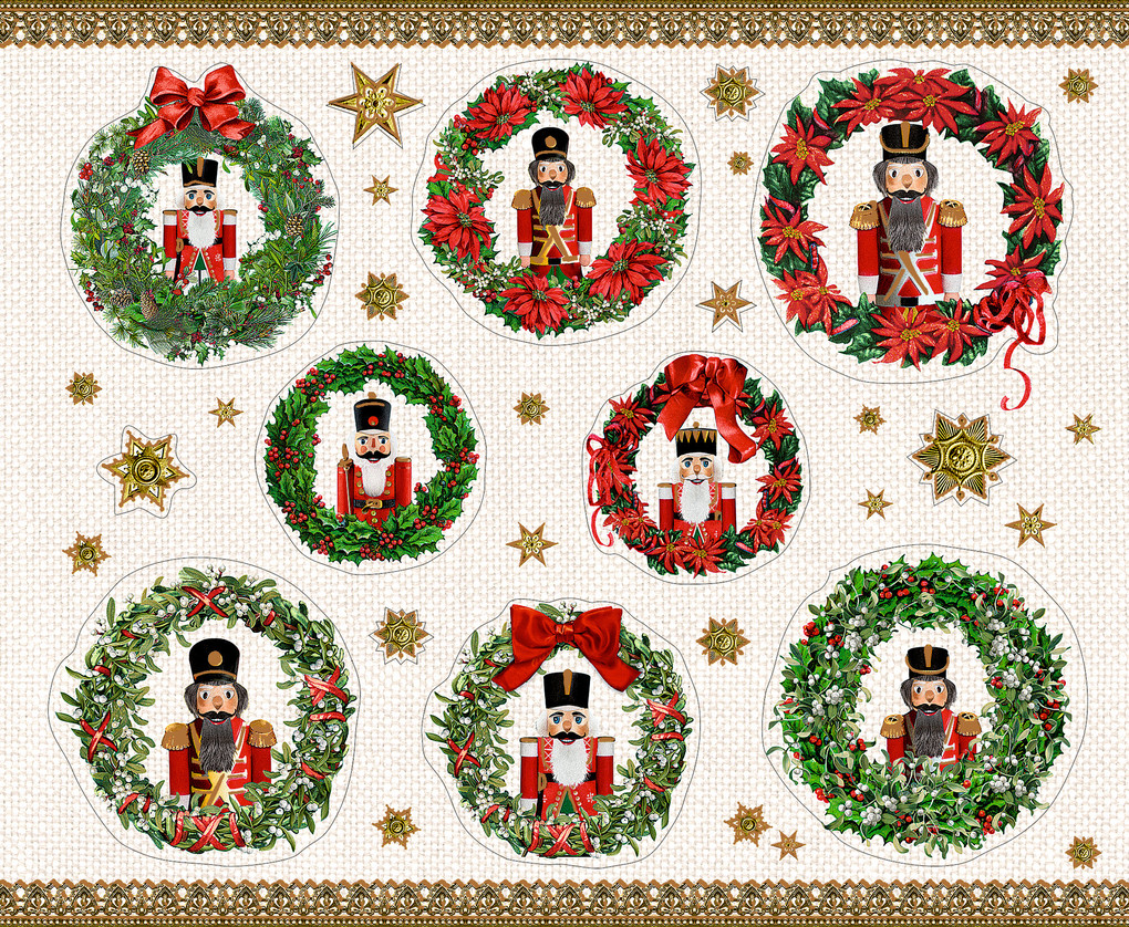 Weitere Ansicht: Stickerbuch - Nostalgische Weihnachtswelt