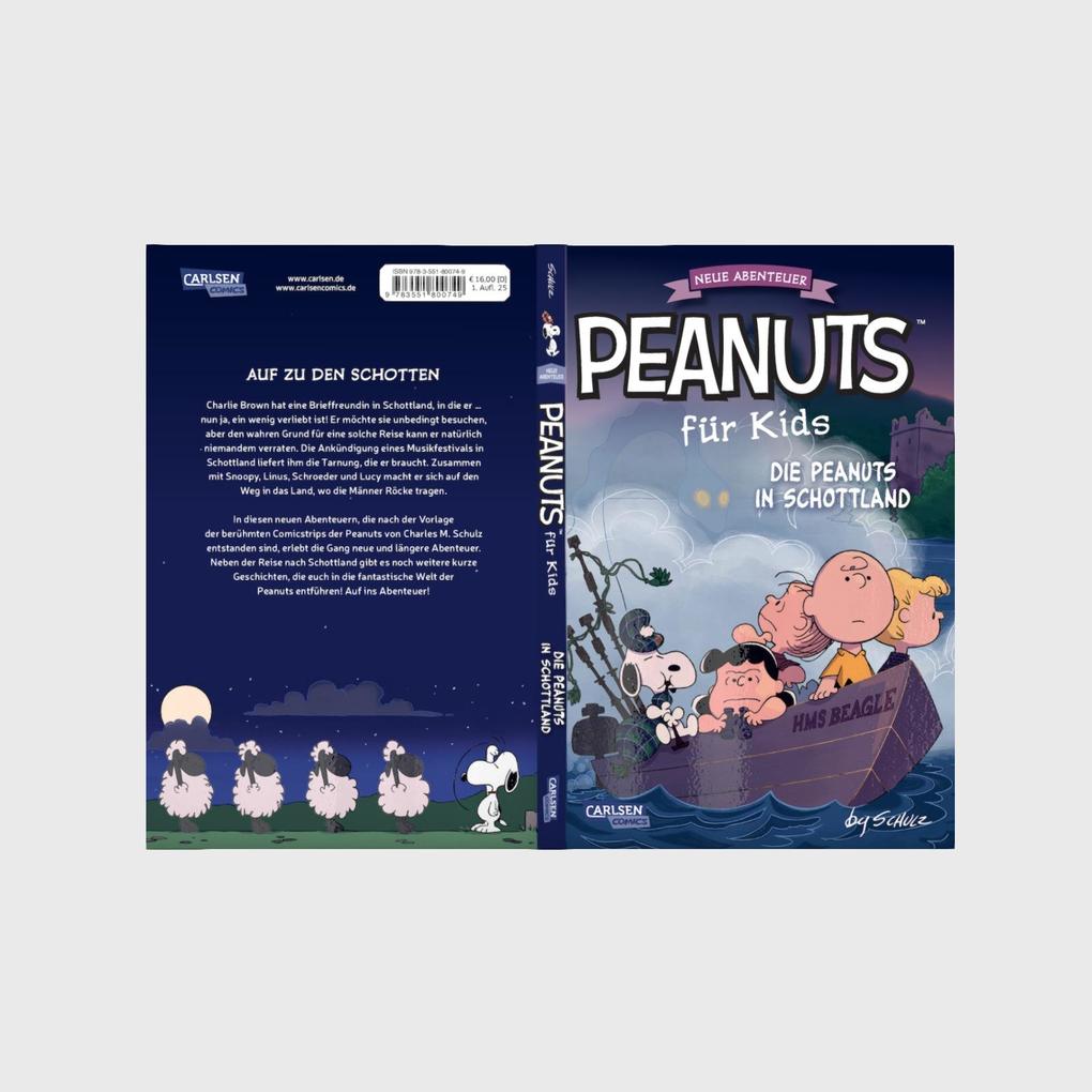 Weitere Ansicht: Peanuts für Kids - Neue Abenteuer 4: Die Peanuts in Schottland | Charles M. Schulz