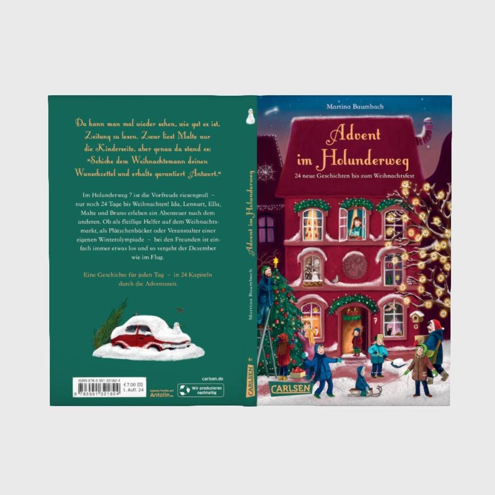 Weitere Ansicht: Advent im Holunderweg - 24 neue Geschichten bis zum Weihnachtsfest | Martina Baumbach