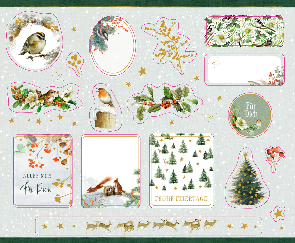 Weitere Ansicht: Stickerbuch - Zauberhafte Weihnachtssticker