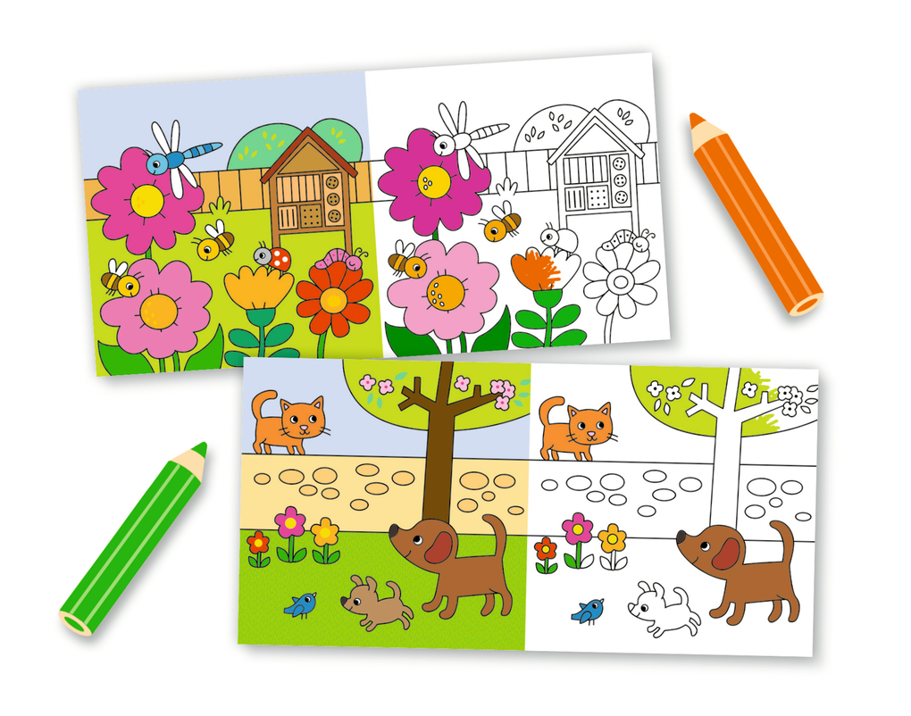 Weitere Ansicht: Mein kunterbuntes Tier-Malbuch