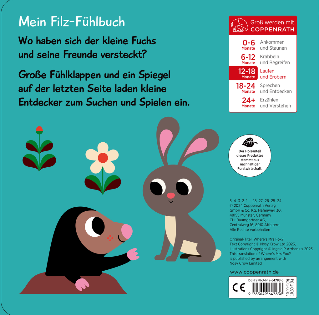 Weitere Ansicht: Mein Filz-Fühlbuch: Kuckuck, kleiner Fuchs!