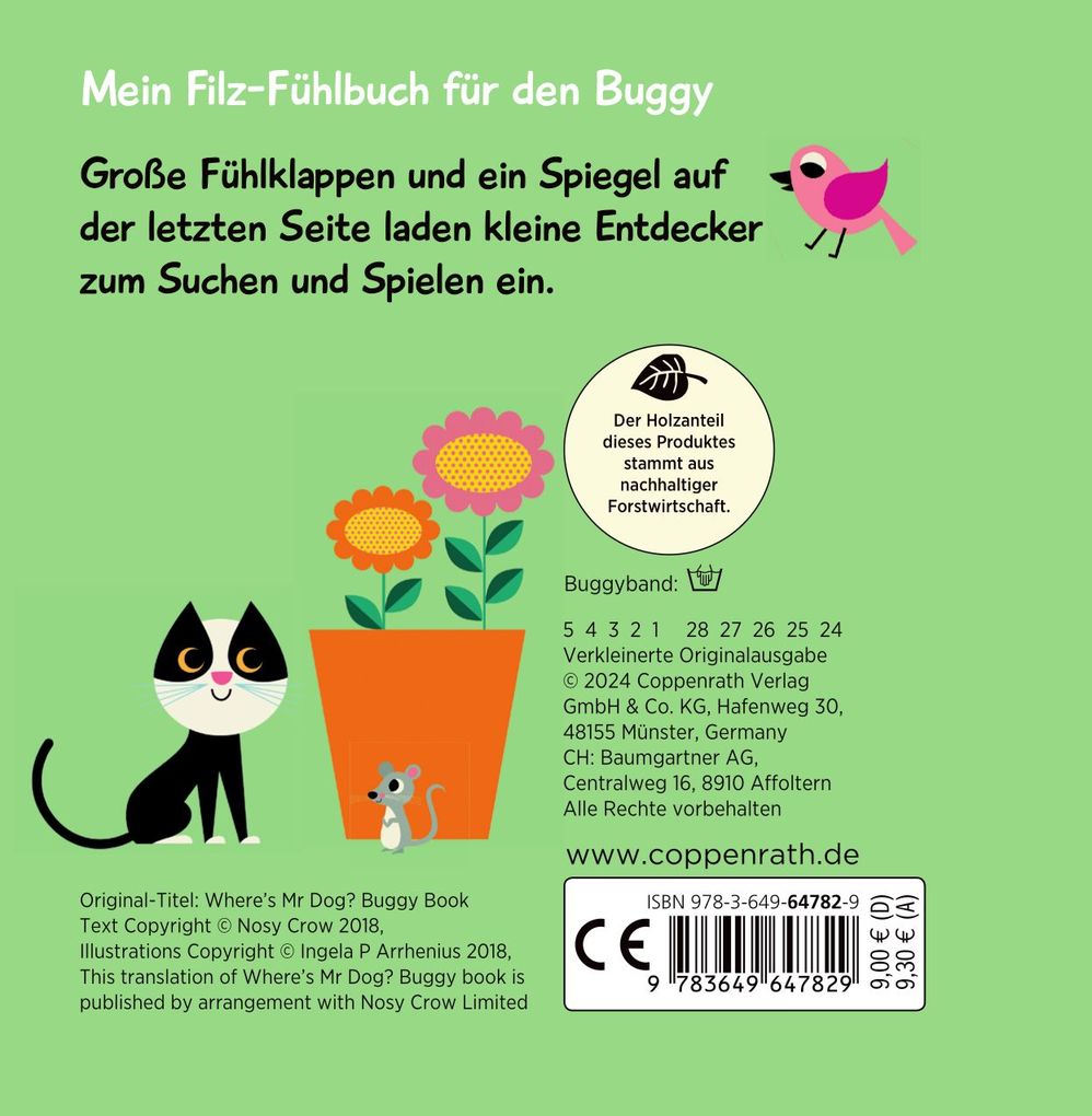 Weitere Ansicht: Mein Filz-Fühlbuch für den Buggy: Kuckuck, kleiner Hund!