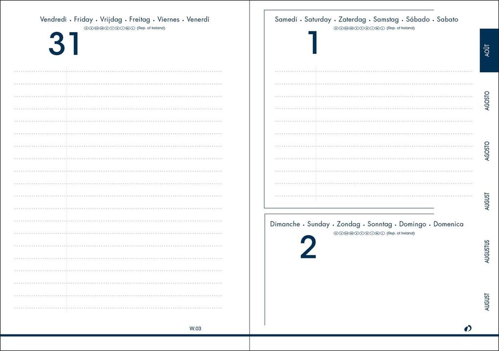 Weitere Ansicht: Schülerkalender Forum Colette blau 2025/2026