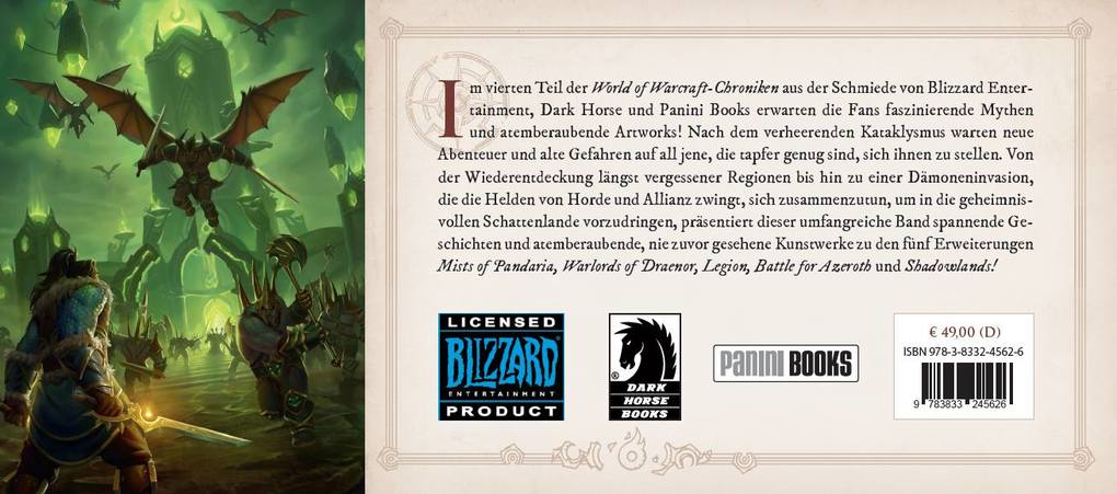Weitere Ansicht: World of Warcraft: Chroniken Bd. 4 | Matt Forbeck, Marty Forbeck, Christie Golden