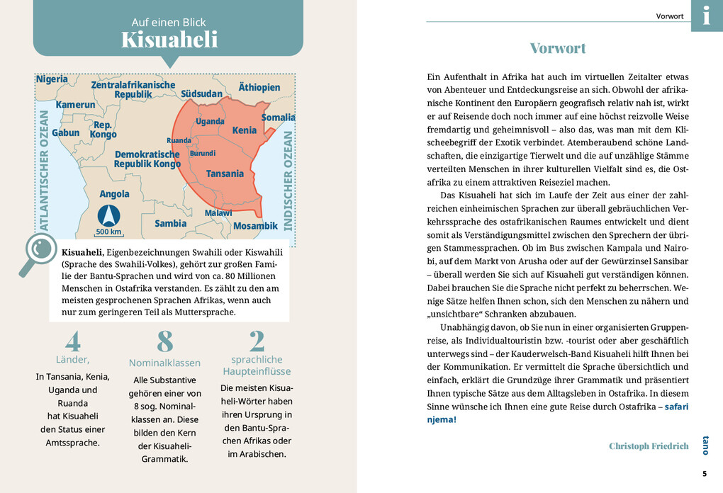 Weitere Ansicht: Reise Know-How Sprachführer Kisuaheli - Wort für Wort | Christoph Friedrich