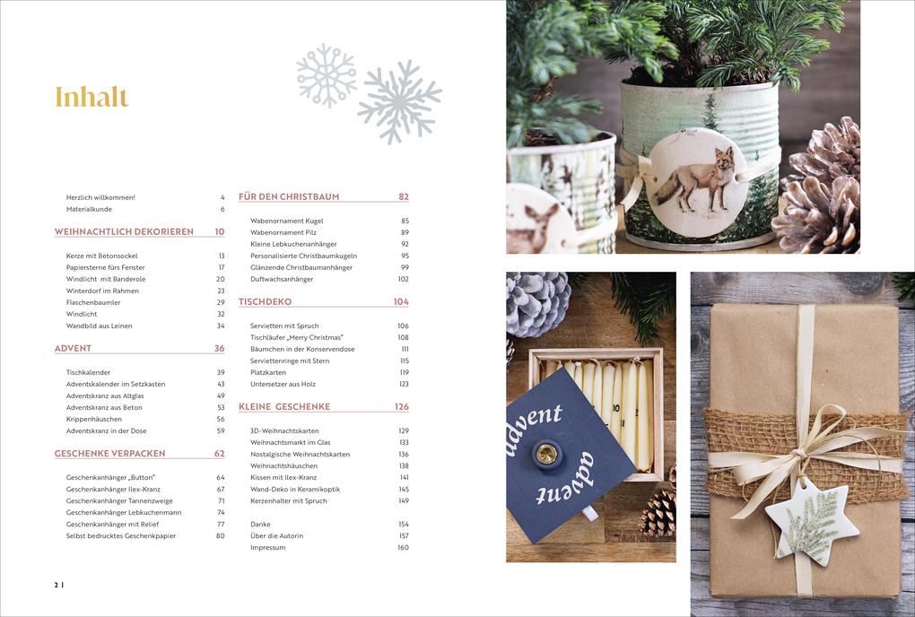 Weitere Ansicht: Zauberhafte Weihnachtsdeko selbstgemacht | Daniela Schmidt-Kohl