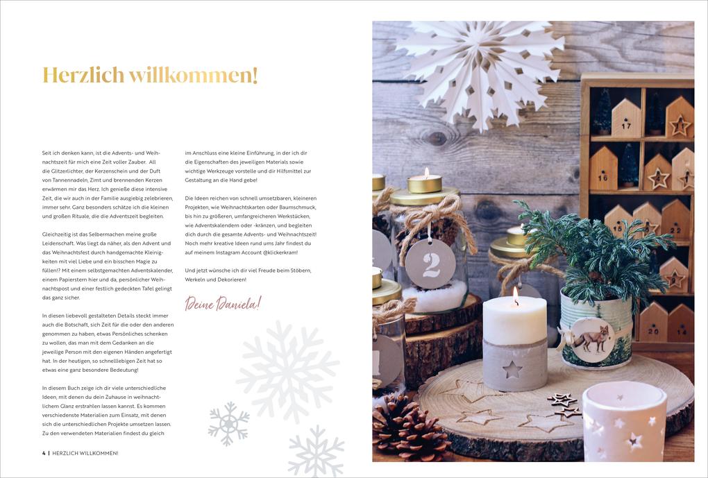 Weitere Ansicht: Zauberhafte Weihnachtsdeko selbstgemacht | Daniela Schmidt-Kohl