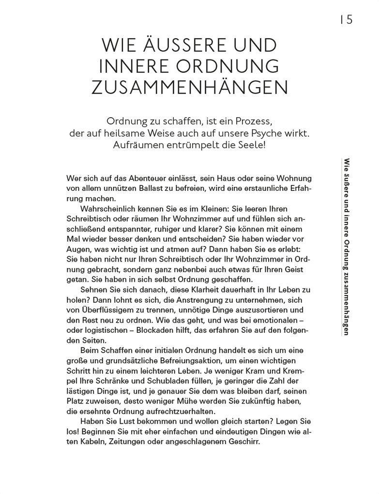 Weitere Ansicht: Ordnung für immer | Gunda Borgeest, Petra Thorbrietz
