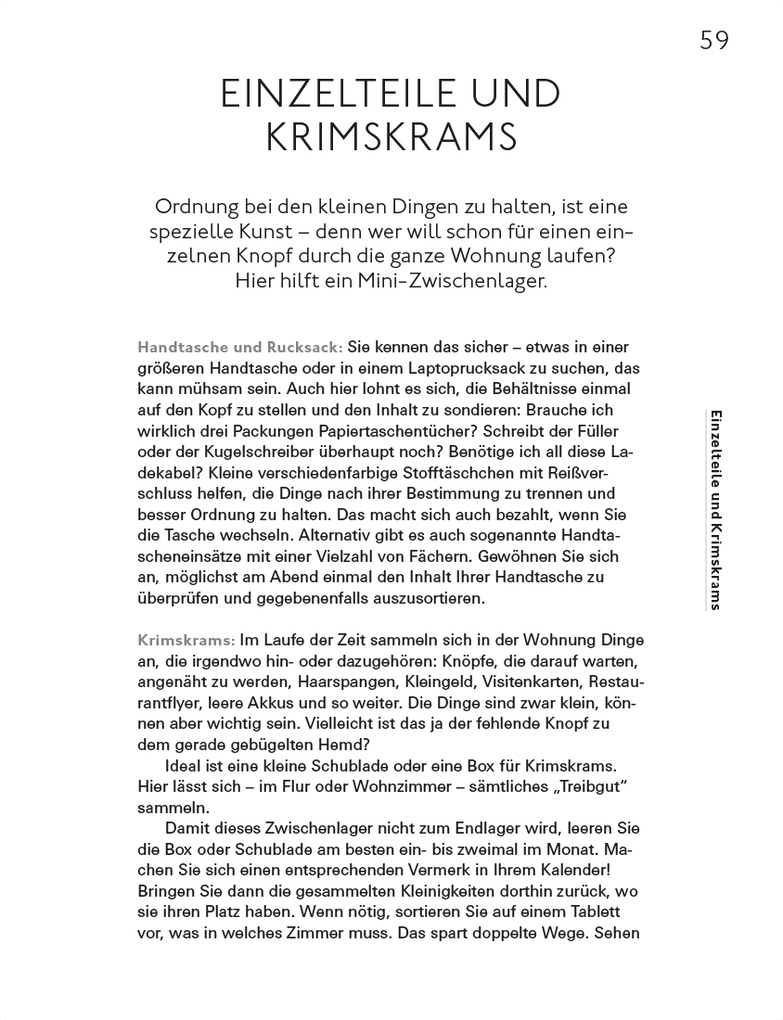 Weitere Ansicht: Ordnung für immer | Gunda Borgeest, Petra Thorbrietz