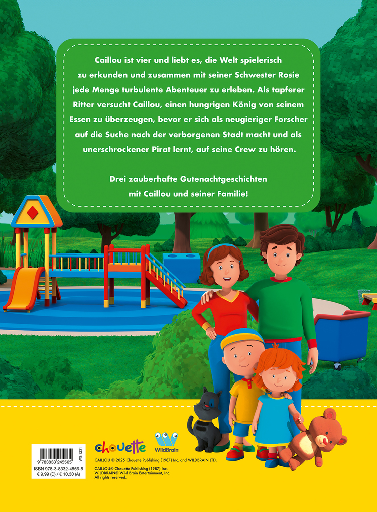 Weitere Ansicht: Caillou: Die schönsten Gutenachtgeschichten | Claudia Weber