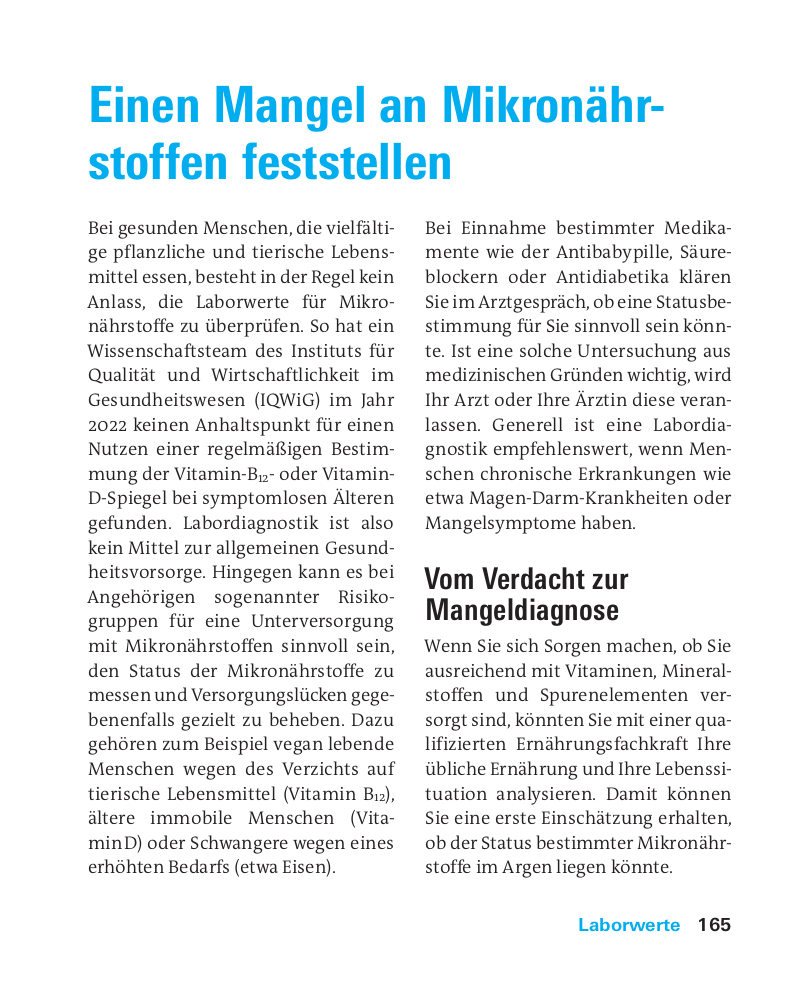 Weitere Ansicht: Vitamine, Mineralstoffe, Spurenelemente | Angela Bechthold, Bernhard Watzl