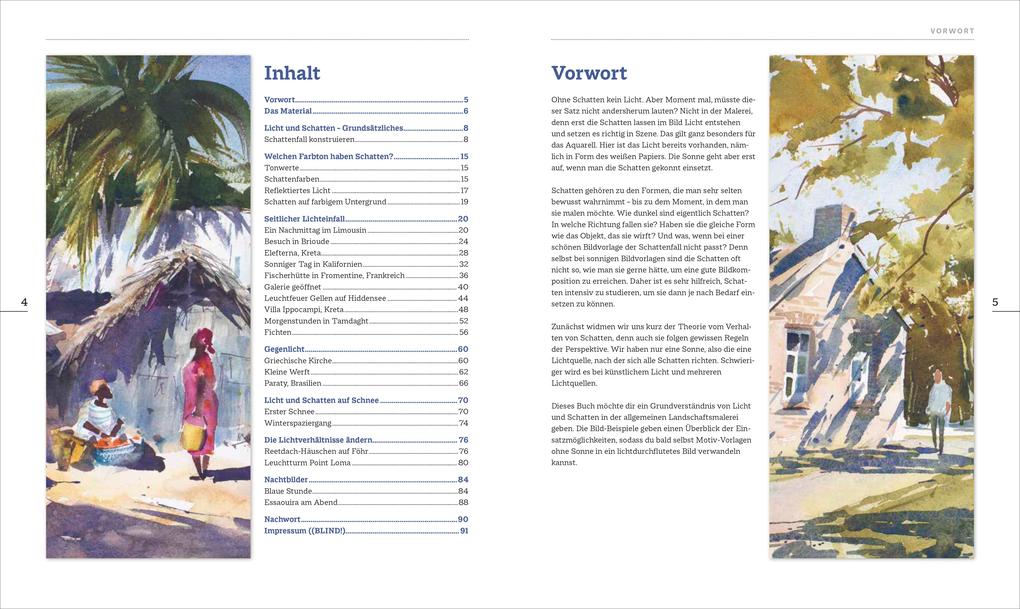 Weitere Ansicht: Mein Atelier Aquarellmalerei Licht & Schatten | Kristina Jurick