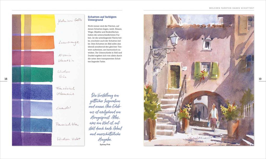 Weitere Ansicht: Mein Atelier Aquarellmalerei Licht & Schatten | Kristina Jurick