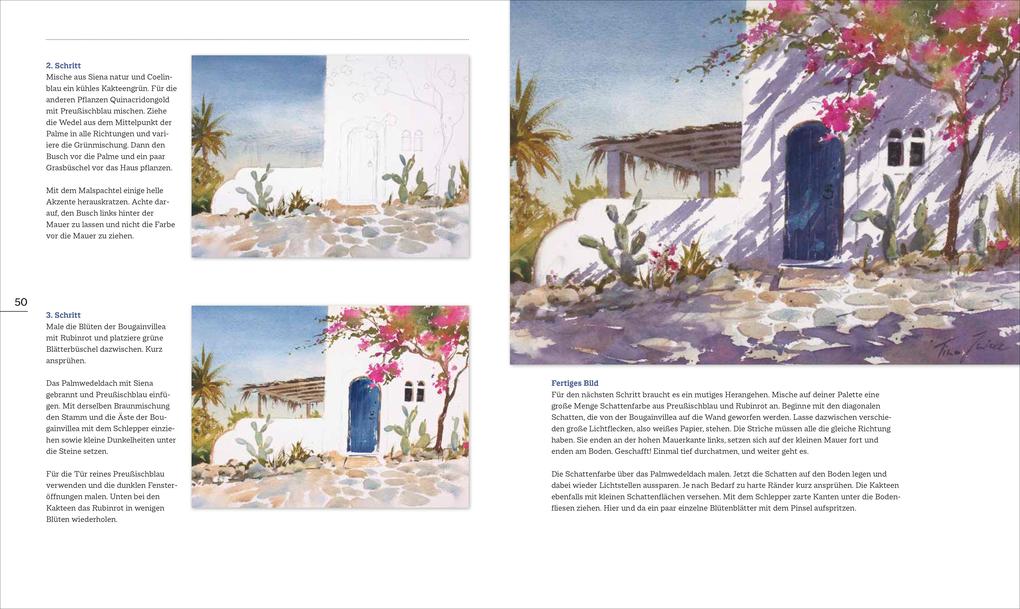 Weitere Ansicht: Mein Atelier Aquarellmalerei Licht & Schatten | Kristina Jurick