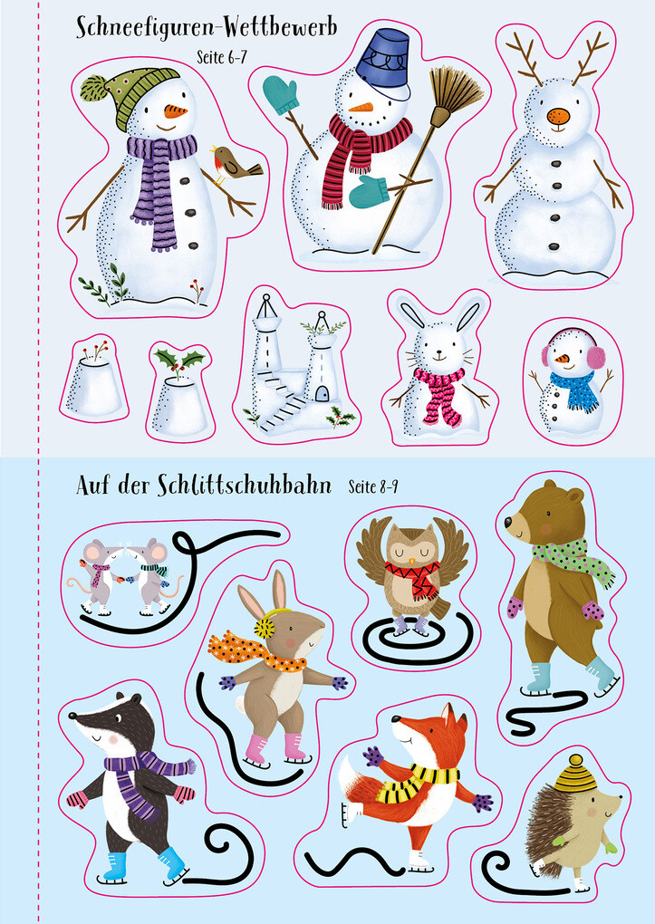 Weitere Ansicht: Meine glitzernde Stickerwelt: Winterzauber
