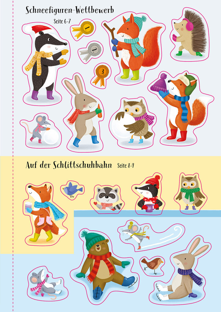 Weitere Ansicht: Meine glitzernde Stickerwelt: Winterzauber