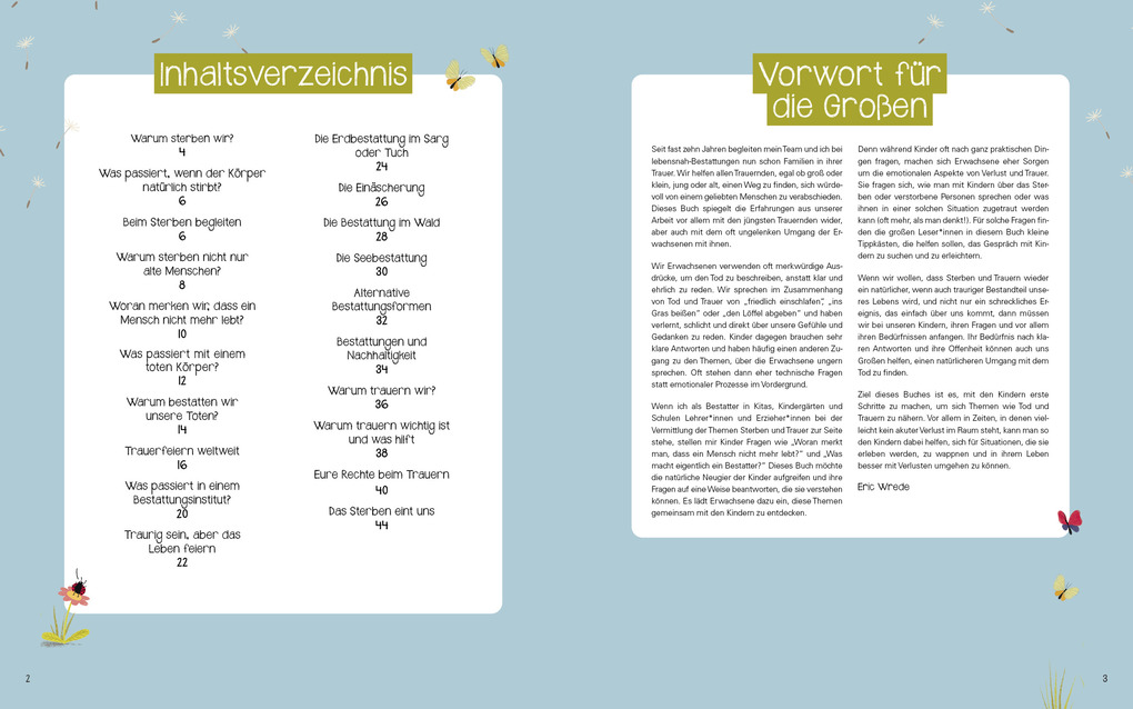 Weitere Ansicht: Wenn wir ins Gras beißen - Das Buch vom Tod für große und kleine Menschen | Eric Wrede