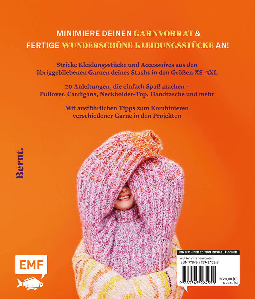 Weitere Ansicht: Restgarn-Remix - Kleidung stricken aus Wollresten | Erica Berntsen